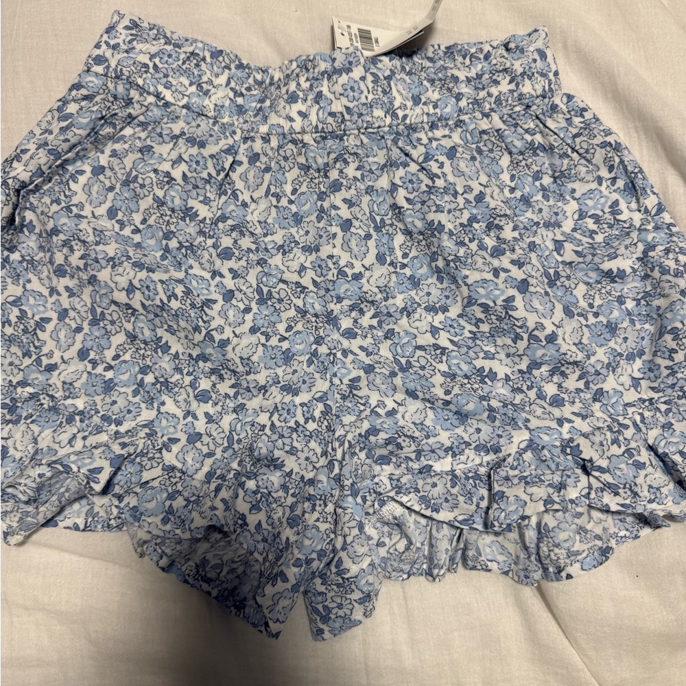 Hollister Blue Floral Women's Shorts